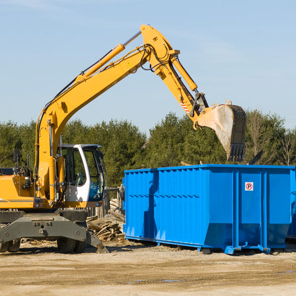 can i request a rental extension for a residential dumpster in Camas Valley